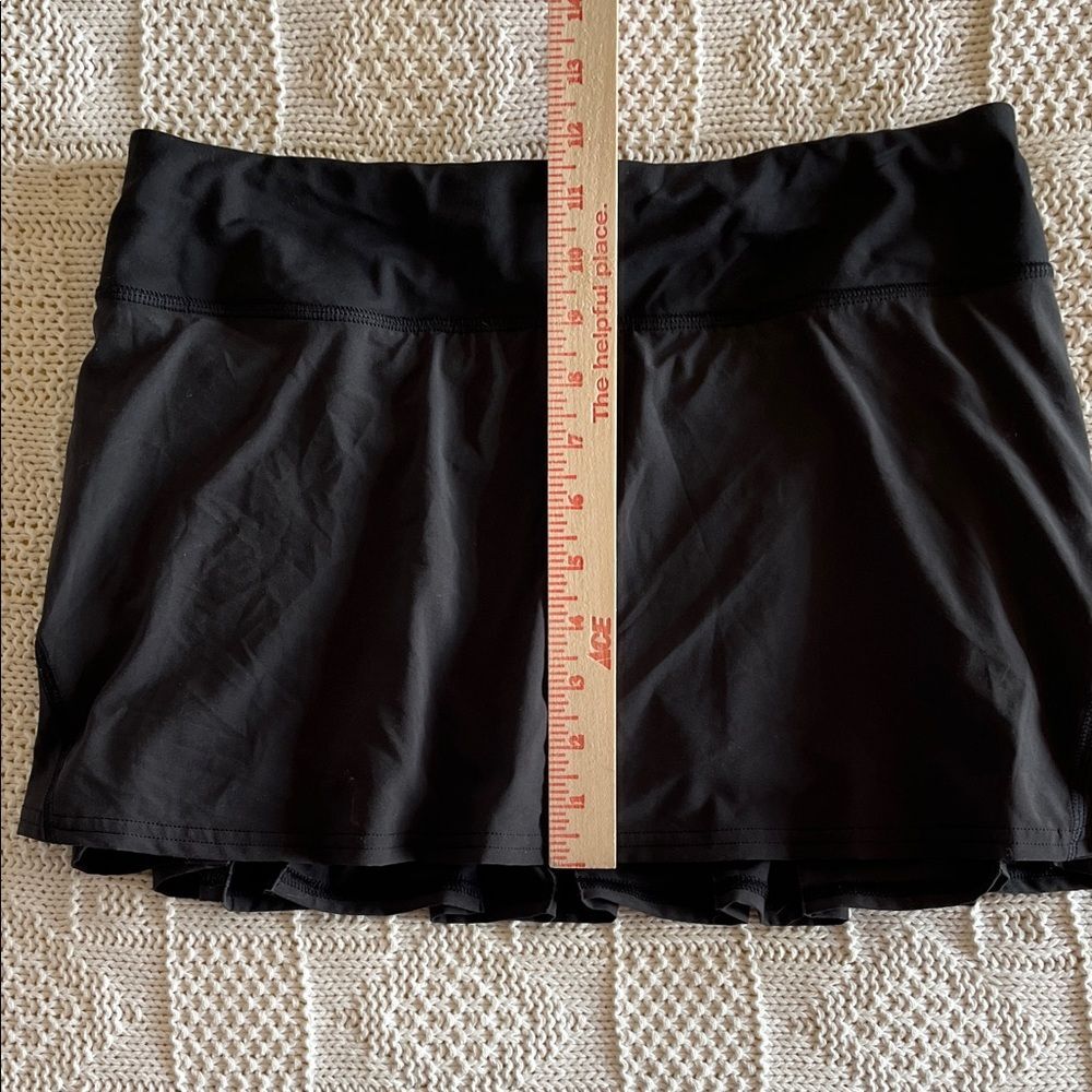 Lululemon Run Black Pace Setter Mini Skirt Size 6 Reg - Picture 6 of 14